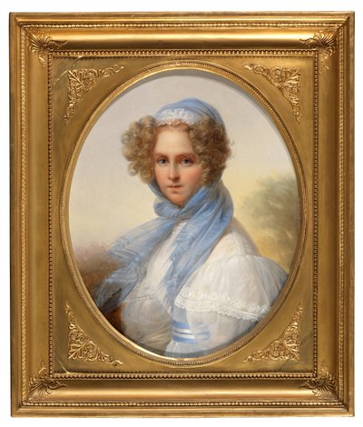 Portret van Juffrouw Kinsoen door François Joseph Kinsoen