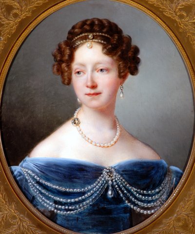 Portret van de Prinses van Oranje door François Joseph Kinsoen