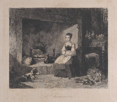 Het huisje La Chaumière door François Jules Collignon