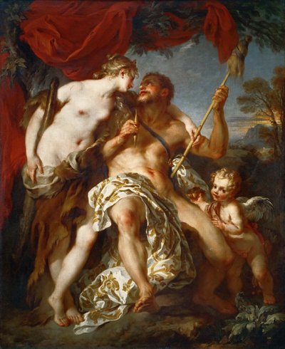 Hercules en Omphale door François Le Moyne
