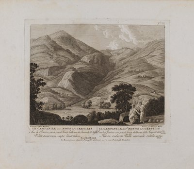 De Anc. Mons Lucretilis (nr. VIII) door François Morel