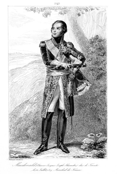 Etienne Jacques-Joseph-Alexandre MacDonald 1765-1840, hertog van Taranto en maarschalk van Frankrijk, 1839 door François Pigeot
