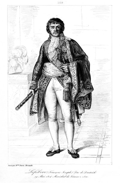 François Joseph Lefebvre, hertog van Dantzig door François Pigeot