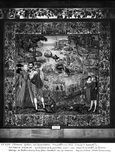 Festivals van Henri III (1553-1610) Brussels Workshop, c.1580 door François Quesnel