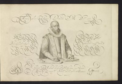 Portret van David Roelands, op 44-jarige leeftijd door François Schillemans