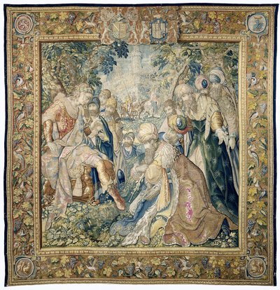 Scipio en de gezanten van Carthago door François Spiering