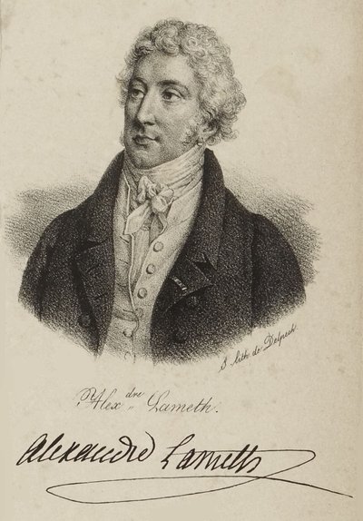 Alex.dre Lameth door Francois Seraphin Delpech