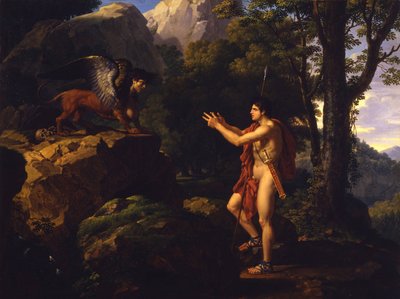 Oedipus en de Sfinx door Francois-Xavier Fabre