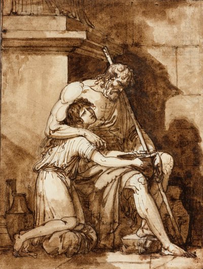 Belisarius door François Xavier Pascal Fabre