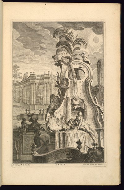 Ontwerp voor Fontein met Venus door François de Cuvilliés the Elder