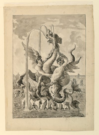 Ontwerp voor het Grand Trianon in Versailles door François de Cuvilliés the Elder