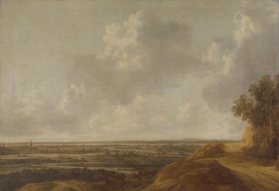 Panoramisch landschap in het platteland rond Kleef door François van Knibbergen