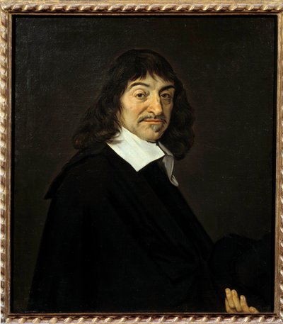 Portret van René Descartes door Frans (after) Hals