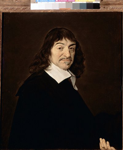 Portret van René Descartes, Franse filosoof door Frans (after) Hals