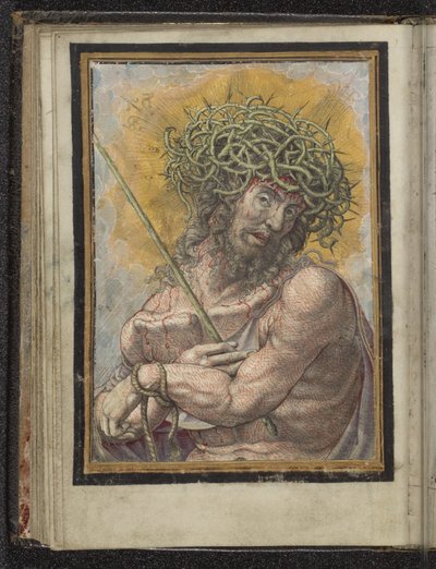 Christus als de Man van Smarten door Frans Crabbe van Espleghem