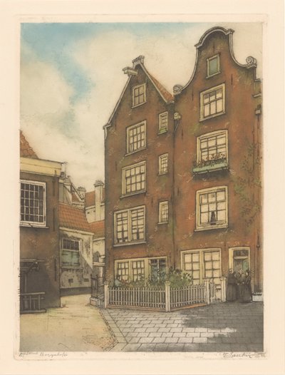 Bagijnhofje door Frans Everbag (signed by artist)