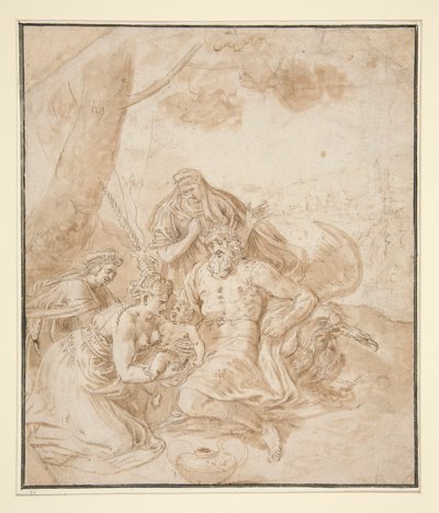 Geboorte van Bacchus door Frans Floris the Elder