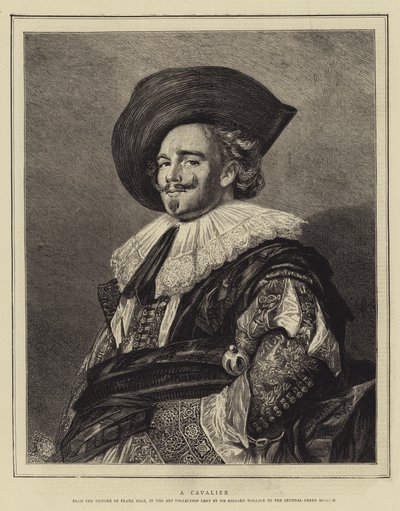 Een cavalier door Frans Hals