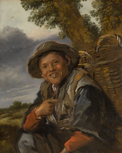 Een Vissersjongen, circa 1635-1645 (of later) door Frans Hals