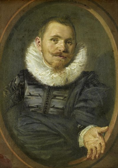 Portret van een man door Frans Hals