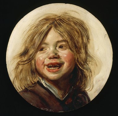 Lachend kind, c.1620-5 door Frans Hals