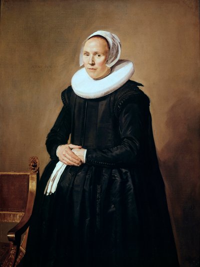 Portret van Feyntje van Steenkiste door Frans Hals
