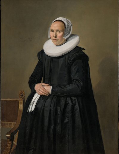 Portret van Feyntje van Steenkiste, 1635 door Frans Hals