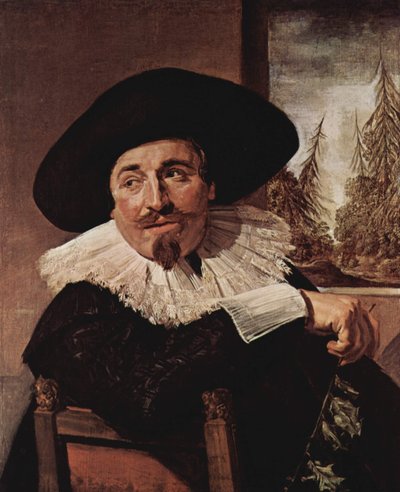 Portret van Isaac Abrahamsz. Massa door Frans Hals