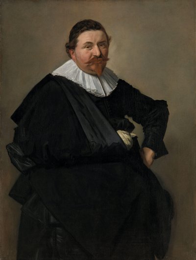 Portret van Lucas de Clercq (c. 1593-1652) door Frans Hals