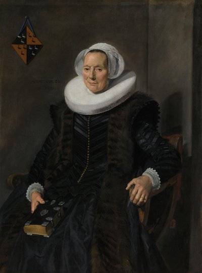 Portret van Maritge Claesdr Vooght door Frans Hals