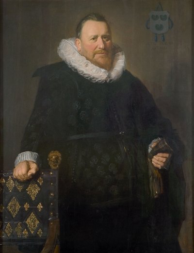 Portrait of Nicholaes Woutersz. van der Meer (1574-1637) door Frans Hals