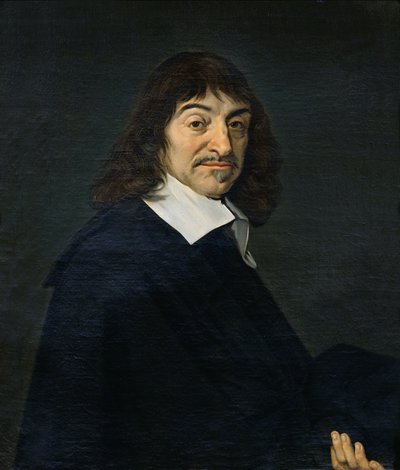 Portret van René Descartes, ca. 1649 door Frans Hals