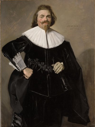 Portret van Tieleman Roosterman door Frans Hals
