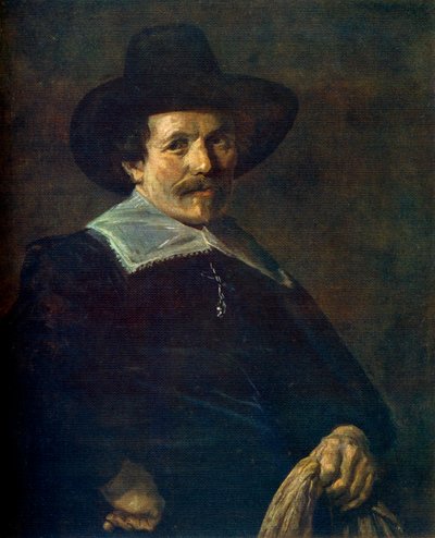 Portret van een man met handschoenen, c1645, 1912 door Frans Hals