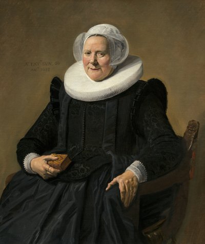 Portret van een Vrouw door Frans Hals
