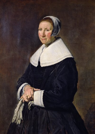 Portret van een Vrouw door Frans Hals