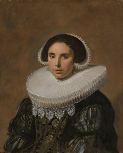 Portret van een Vrouw door Frans Hals