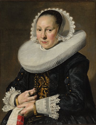 Portret van een Vrouw, waarschijnlijk Aeltje Dircksdr. Pater door Frans Hals