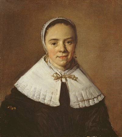 Portret van een Jonge Vrouw door Frans Hals