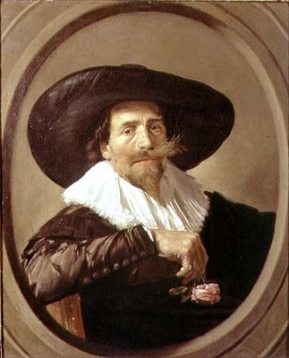 Portret van een man, mogelijk Pieter Tjark door Frans Hals