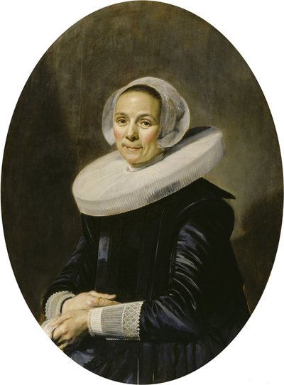 Portret van een onbekende vrouw [1] door Frans Hals