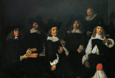 Regenten van het oude mannenhuis van Haarlem door Frans Hals