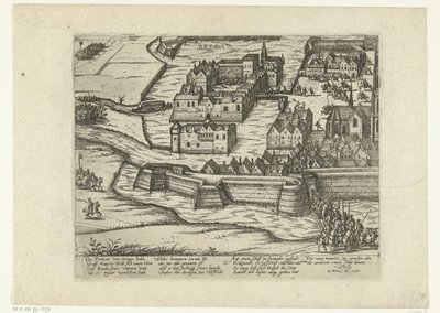 Inname van Breda, 1590 door Frans Hogenberg