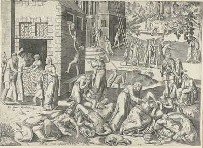Profetie van Christus over het einde der tijden door Frans Hogenberg