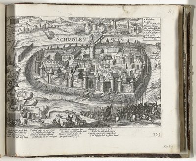 Het Beleg van Smolensk, 1609-1611, 1612 door Frans Hogenberg