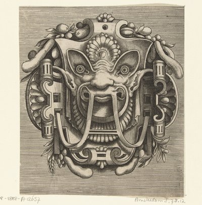 Masker van rolwerk door Frans Huys