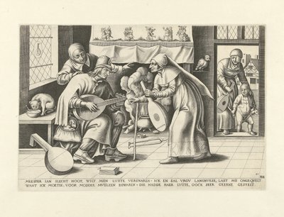 Meester Jan Slechthoofd. Allegorische scènes van Vlaamse spreekwoorden met betrekking op de luiheid (series title) door Frans Huys