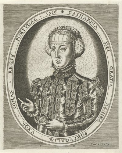 Portret van Catharina van Habsburg door Frans Huys