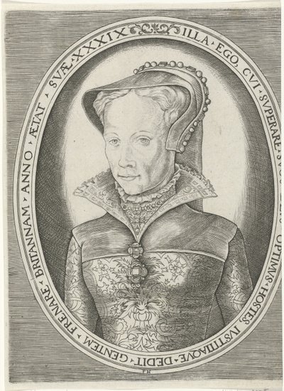 Portret van Mary I door Frans Huys