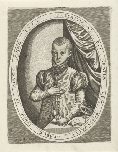 Portret van Sebastiaan I van Portugal door Frans Huys